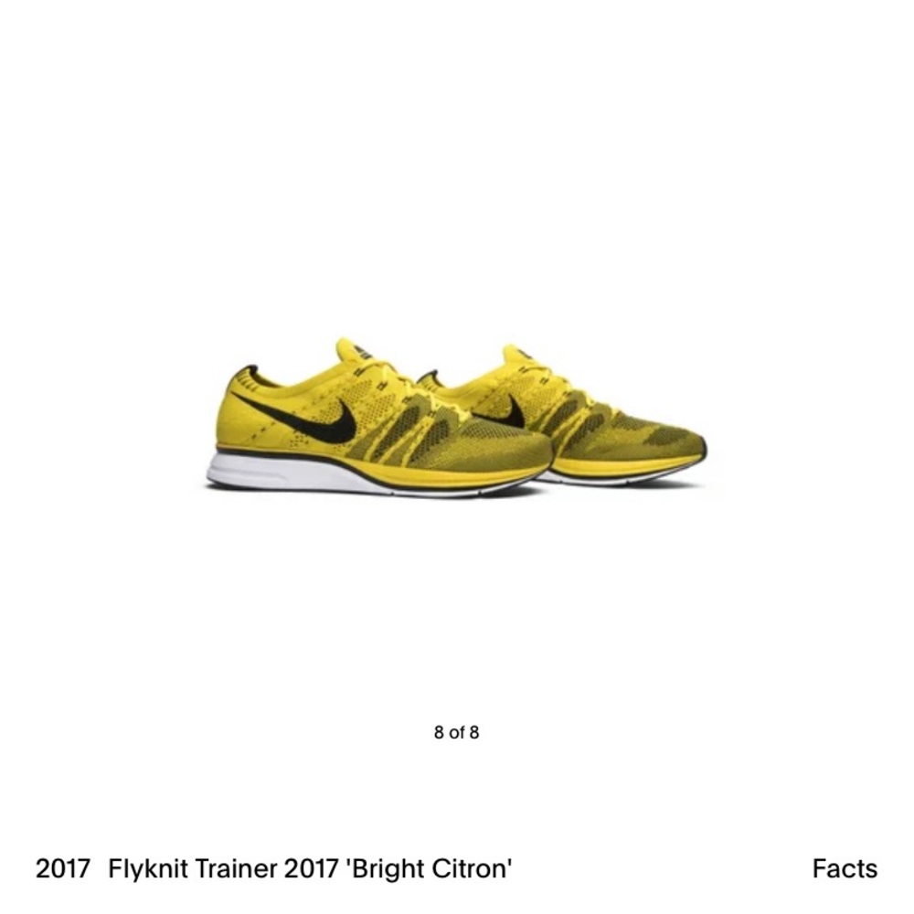 🔥: Nike • Yellow • Flyknit • Trainers • 9